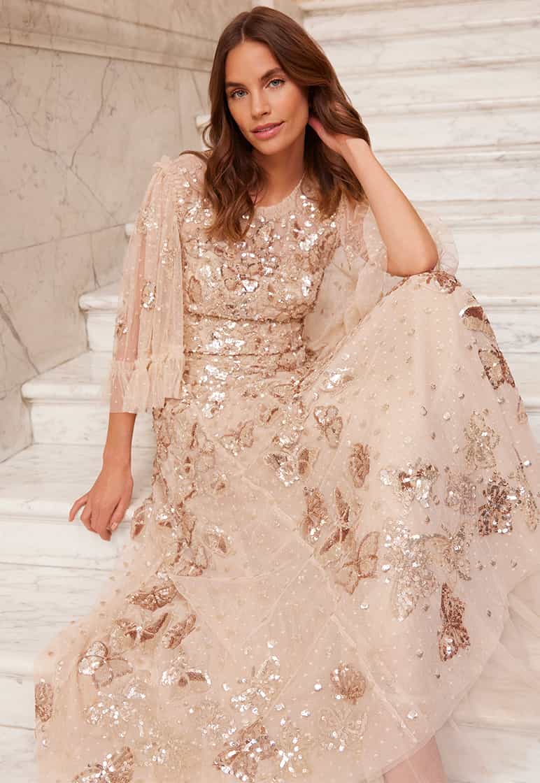 PAPILLON ANKLE GOWN