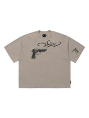 Gun shot t-shirt
