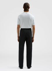 COTTON SILK JERSEY T-SHIRT OFF WHITE