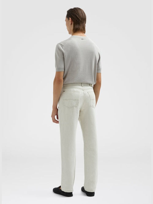 Cotton silk jersey t-shirt