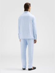 Batavia linen overshirt - light water