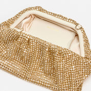 GOLD CHAINMAIL CLUTCH BAG