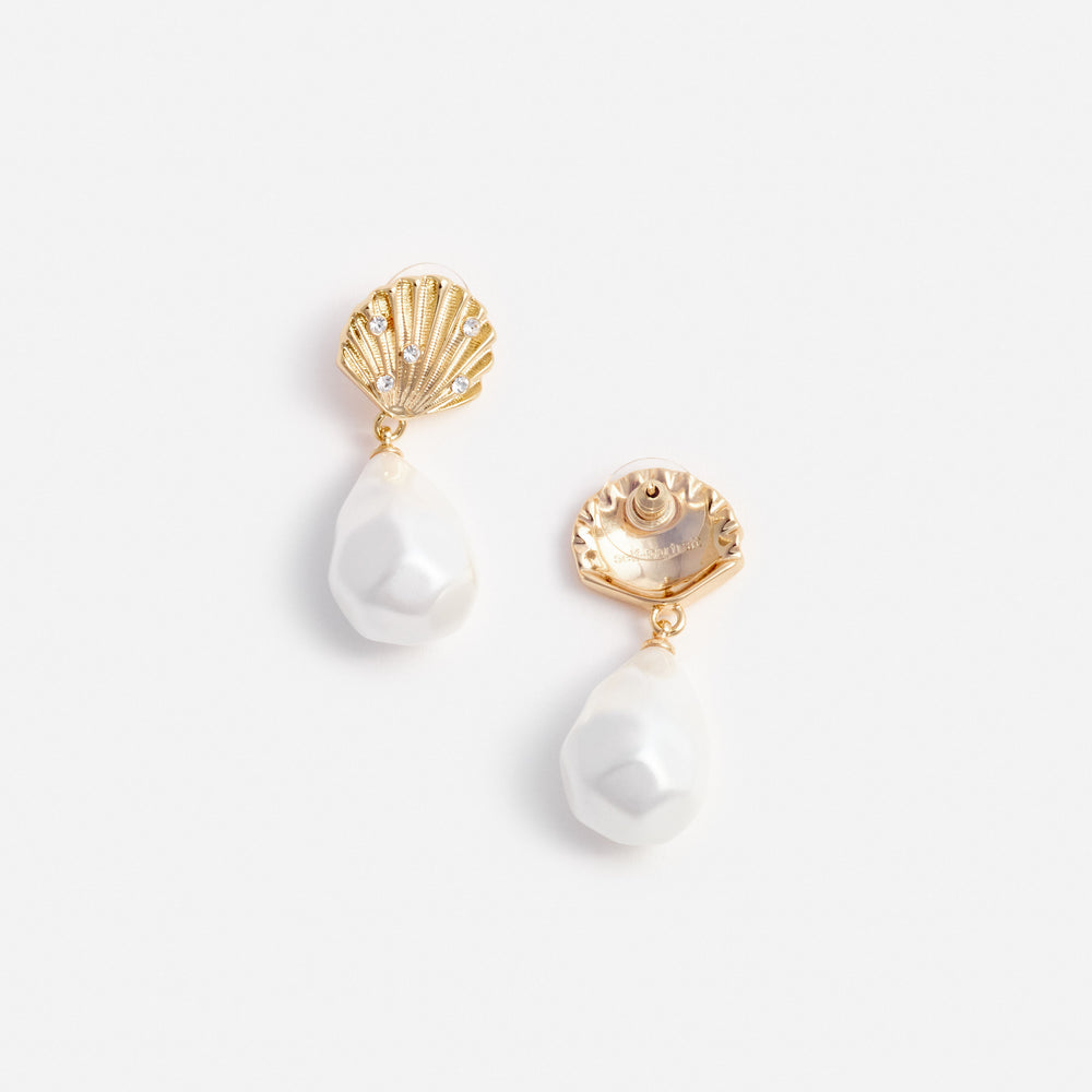 TIERED SHELL EARRINGS