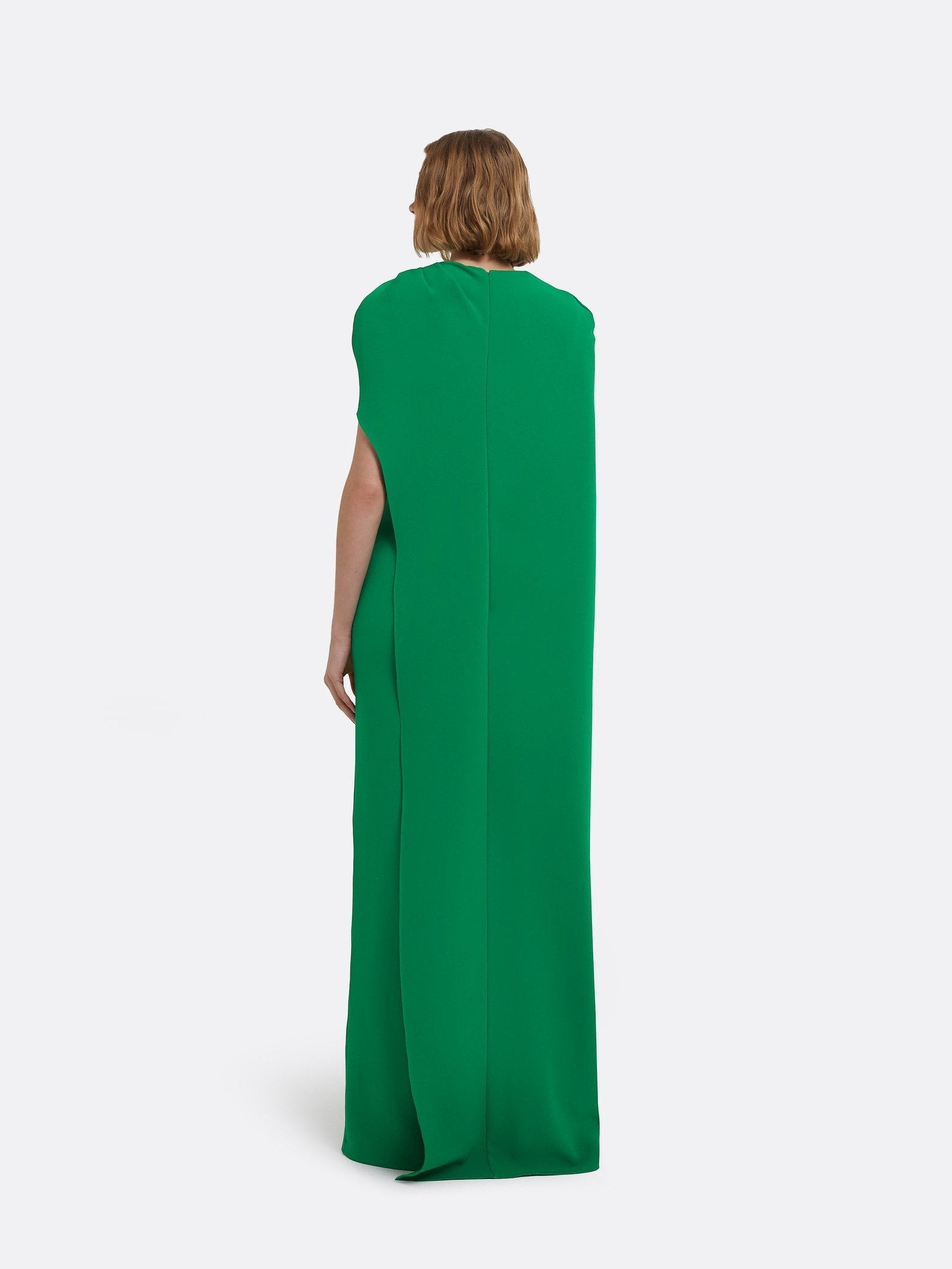 Contessa long dress in jewel green
