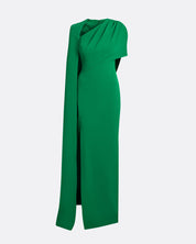 Contessa Long Dress in Jewel Green