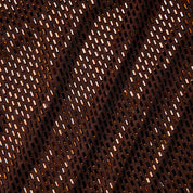 Brown rhinestone racer back maxi dress