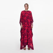Pink floral kaftan