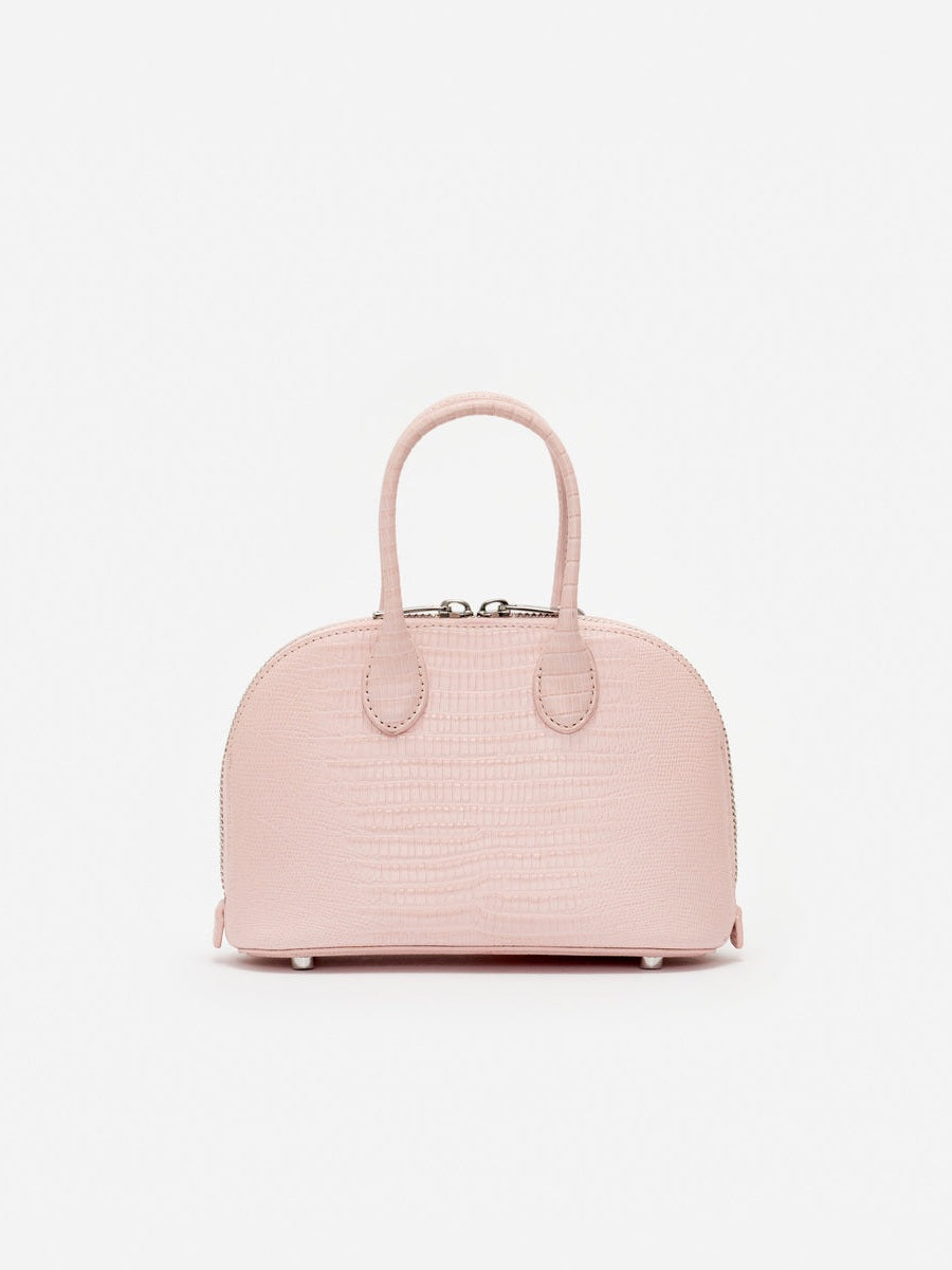 Lizard leather toast mini bag