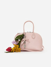 Lizard leather toast mini bag