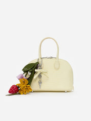 Lizard leather toast mini bag