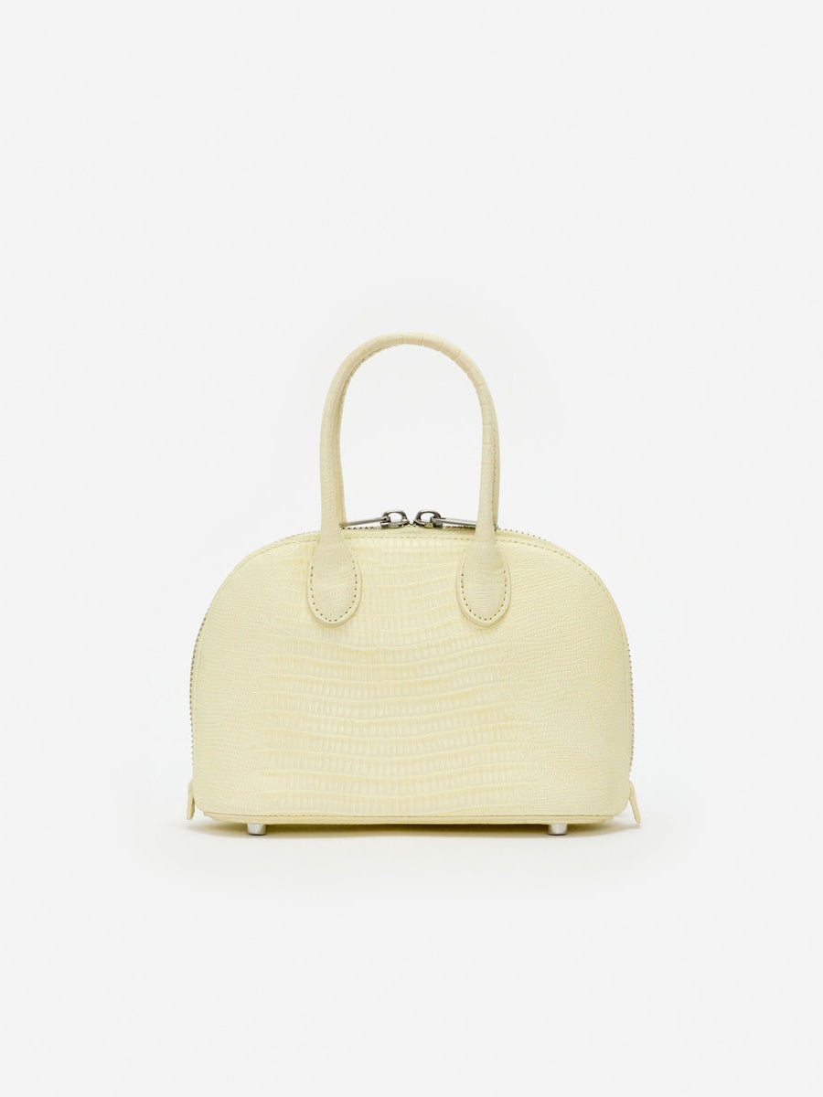 Lizard leather toast mini bag