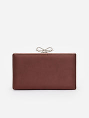 Brown chainmail clutch bag