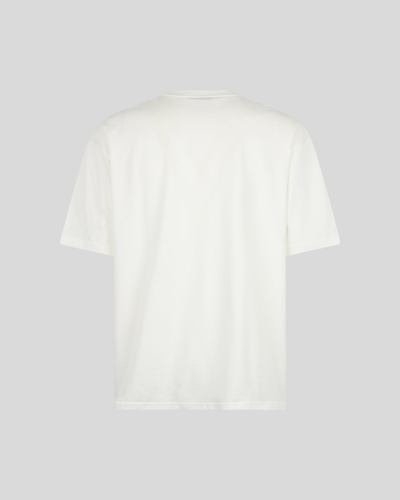 WHITE T-SHIRT WITH GREY EMBROIDERY LIGHTNING