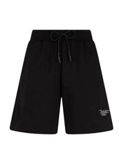 Black shorts with gotic logo