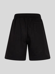 Black shorts with gotic logo
