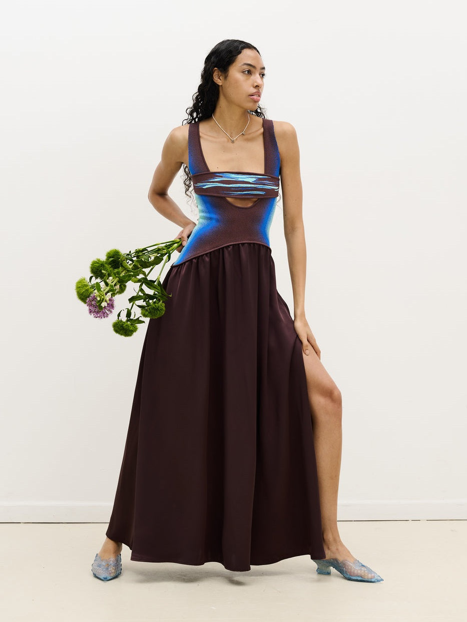 Jewel reversible maxi dress