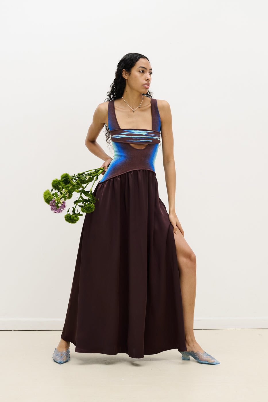 Jewel reversible maxi dress