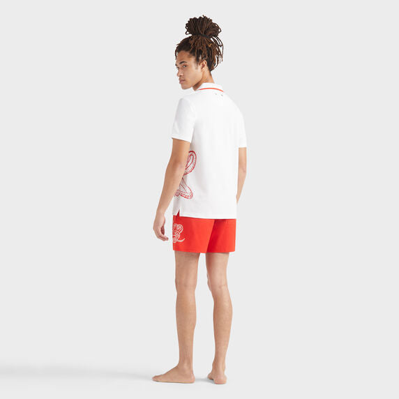 Men Cotton Polo Printed Poulpe