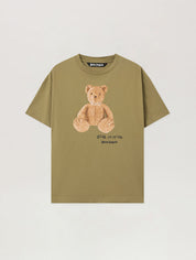 BEAR IN MIND REG TEE ARMY GREEN BROWN