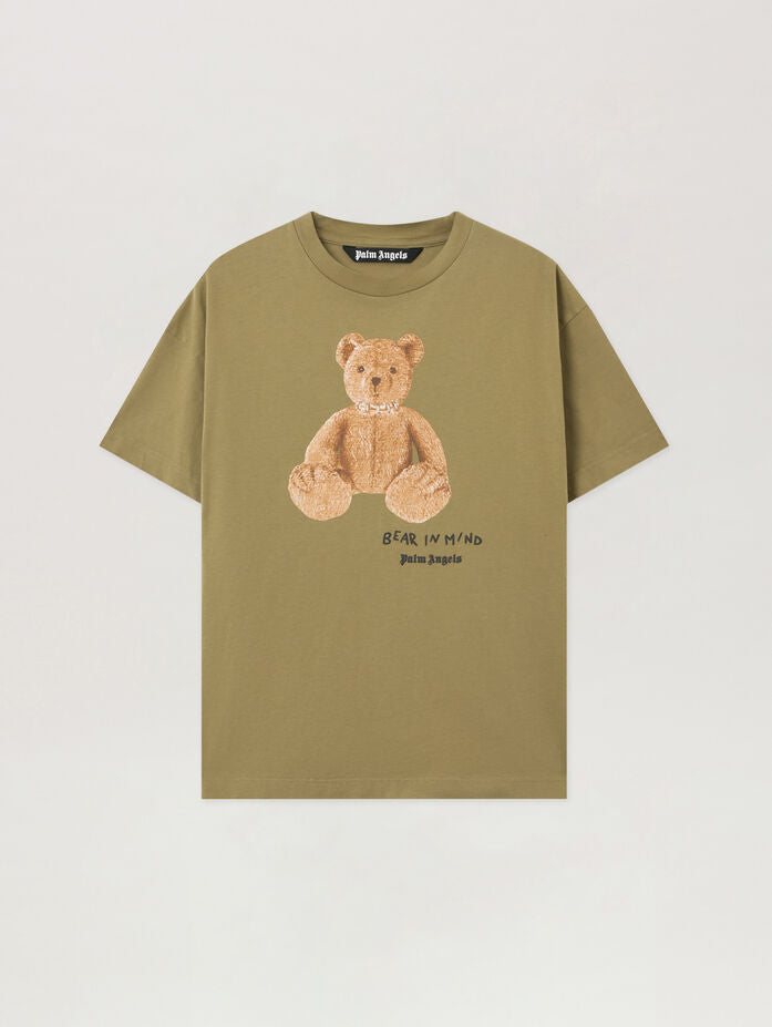 BEAR IN MIND REG TEE ARMY GREEN BROWN