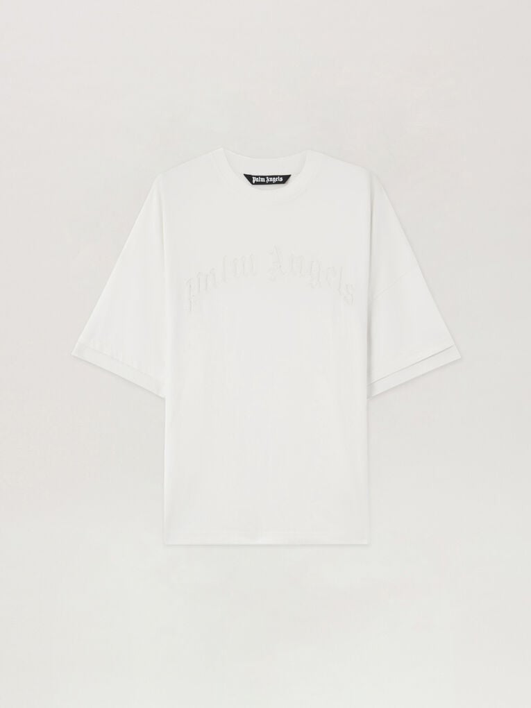 Curved Logo Loose Double T-Shirt