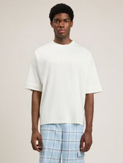 Curved Logo Loose Double T-Shirt