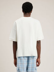 Curved Logo Loose Double T-Shirt