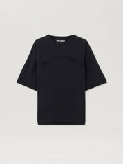 Curved Logo Loose Double T-Shirt