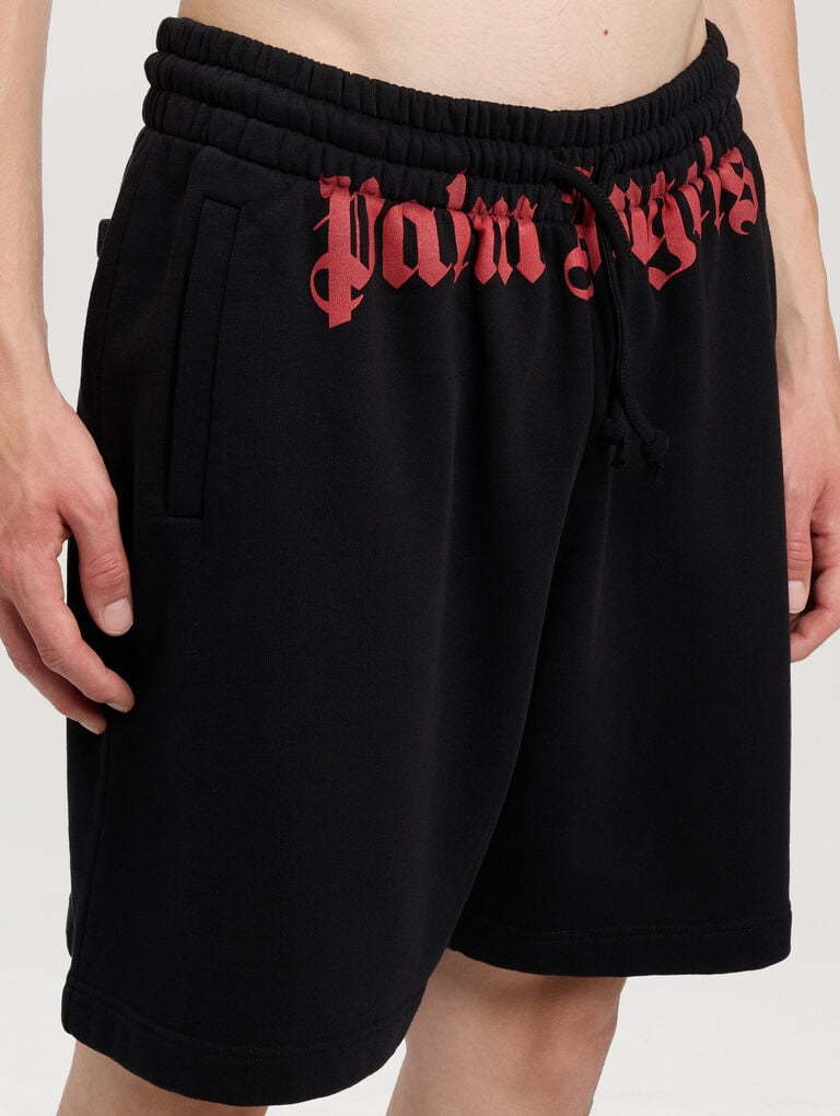 Waist logo sweatshorts