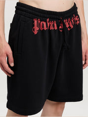 Waist logo sweatshorts