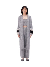 The long cuff cardigan in ink