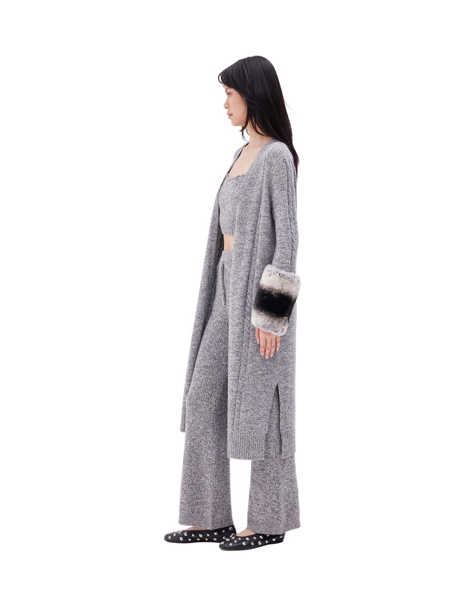 The long cuff cardigan in ink