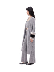 The long cuff cardigan in ink