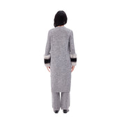 The long cuff cardigan in ink