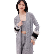 The long cuff cardigan in ink