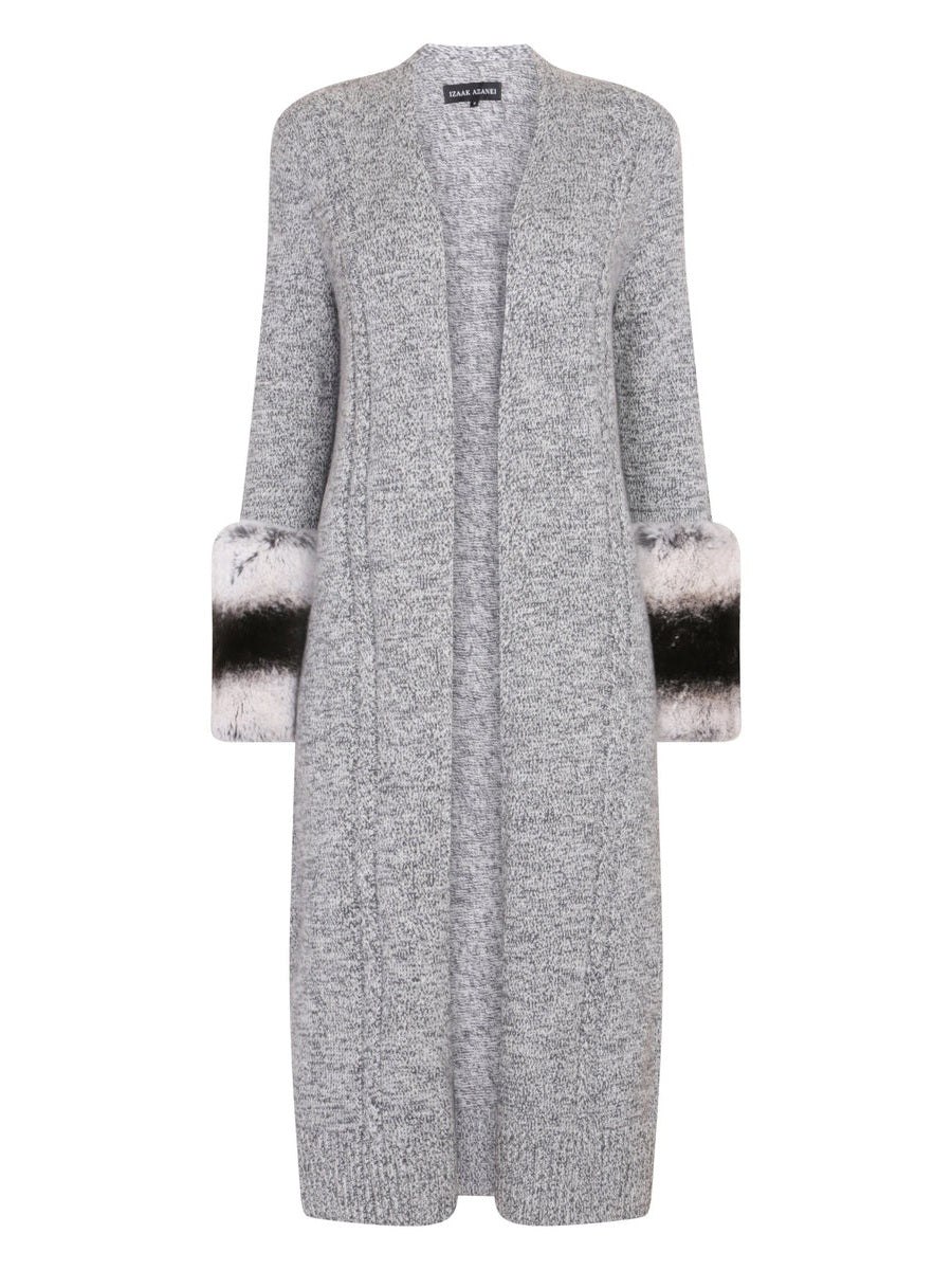 The long cuff cardigan in ink