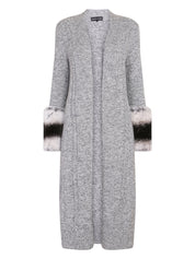 The long cuff cardigan in ink