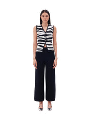 The gilet in zebra