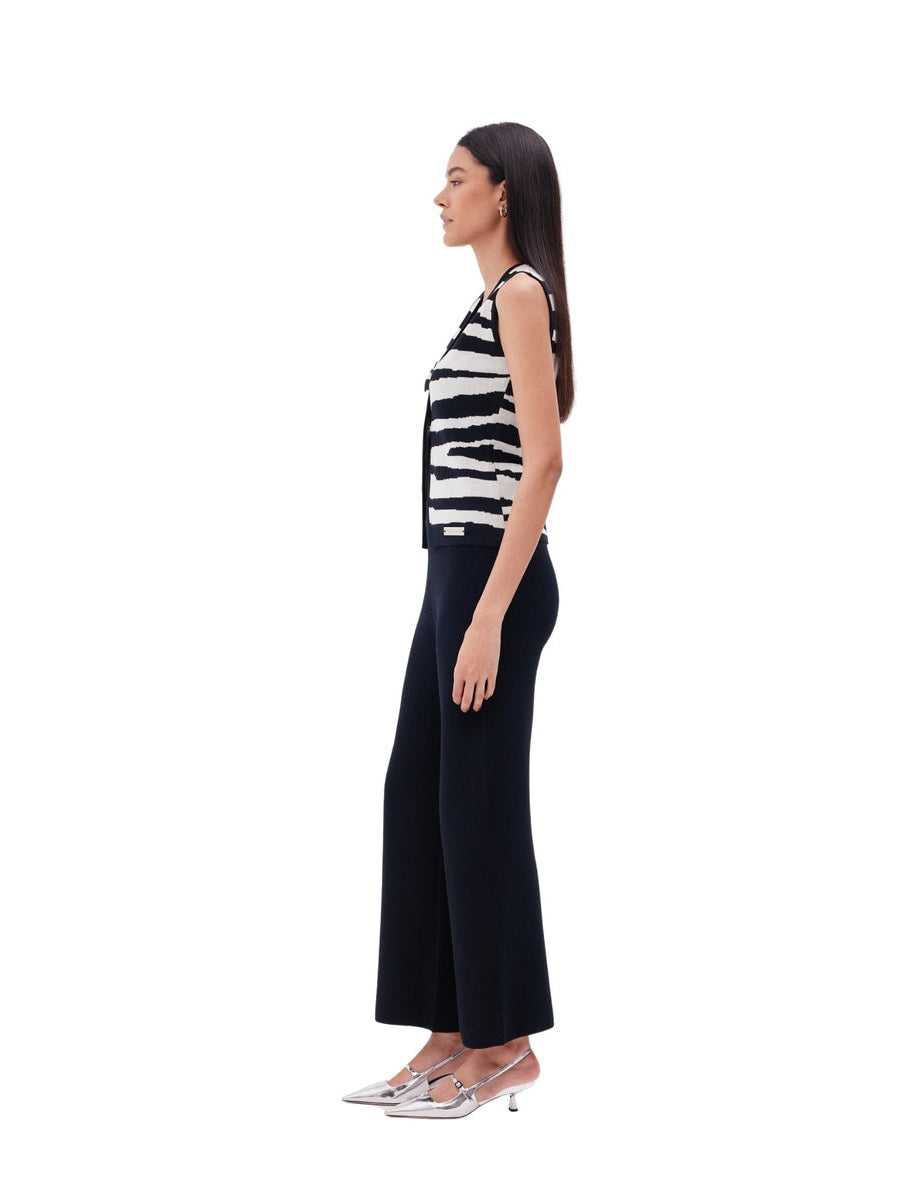 The gilet in zebra