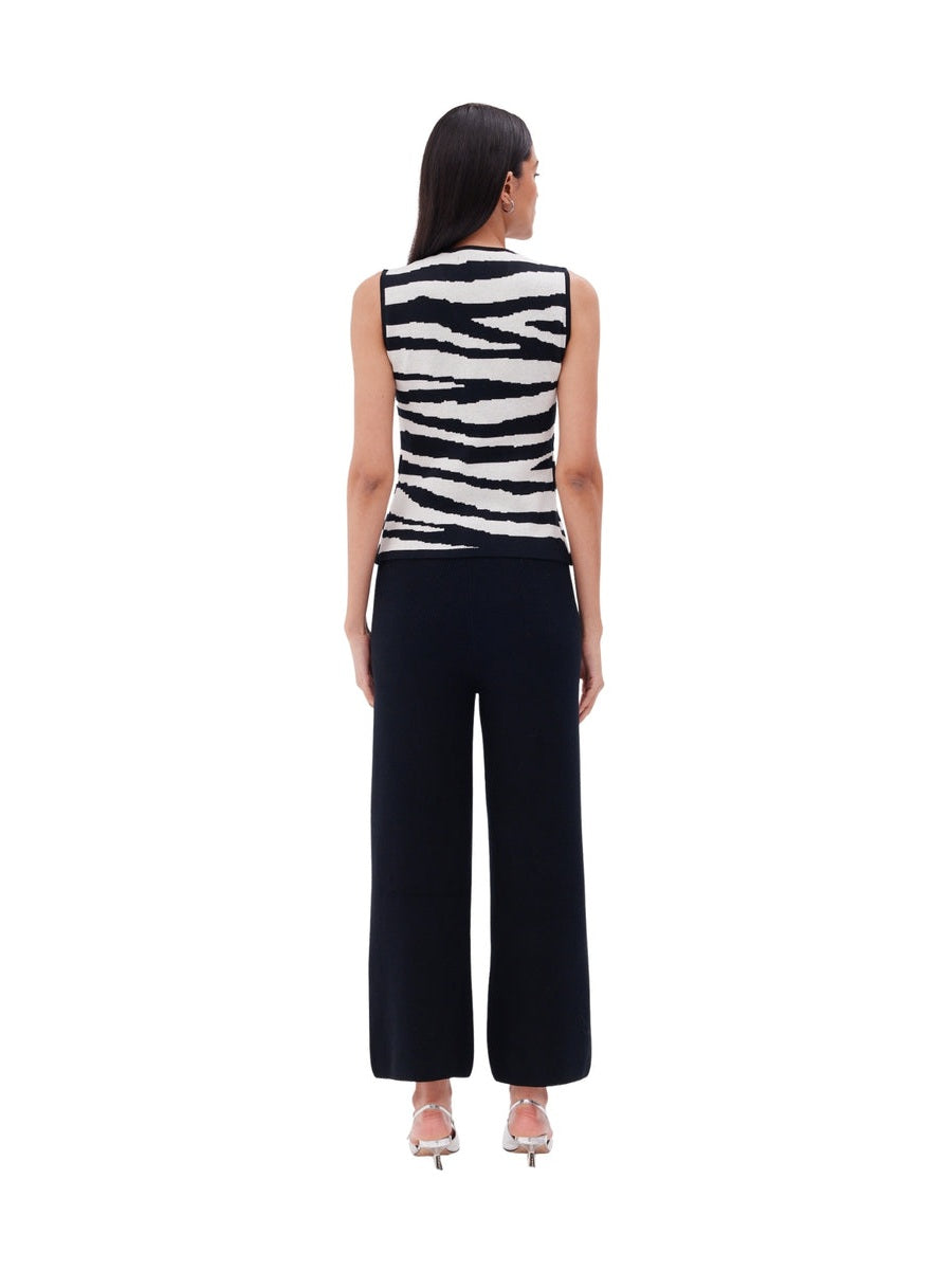 The gilet in zebra