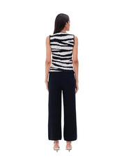 The gilet in zebra