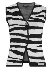 The gilet in zebra