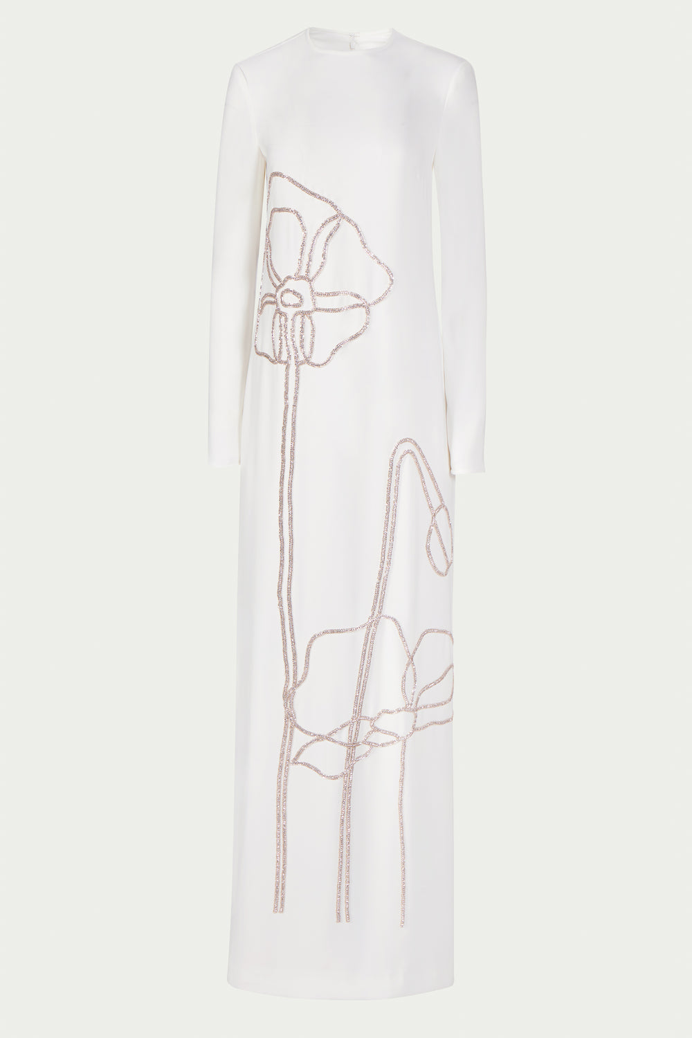 Zarie Crepe Column Gown
