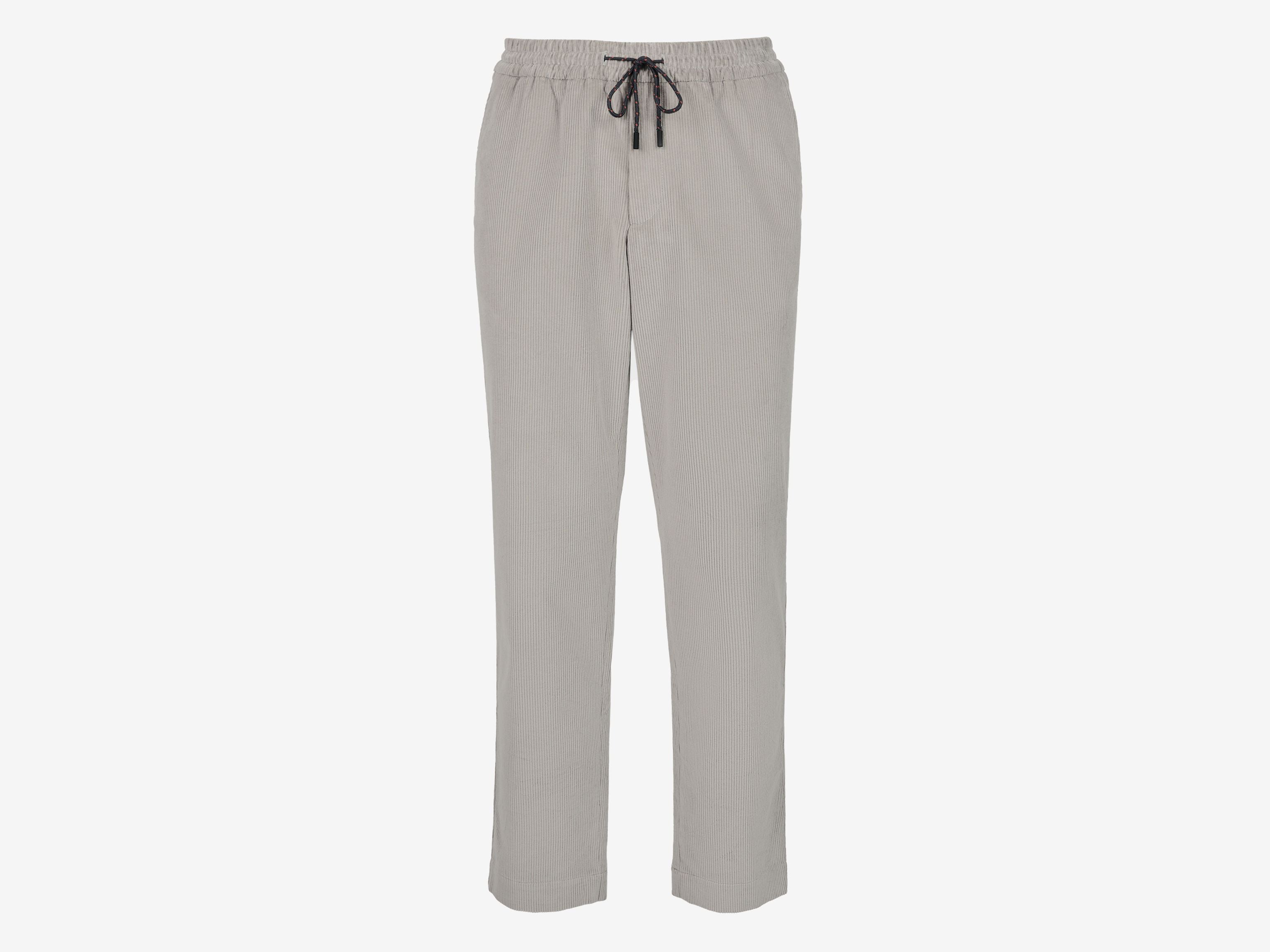 COTTON CORDUROY DRAWSTRING TROUSERS