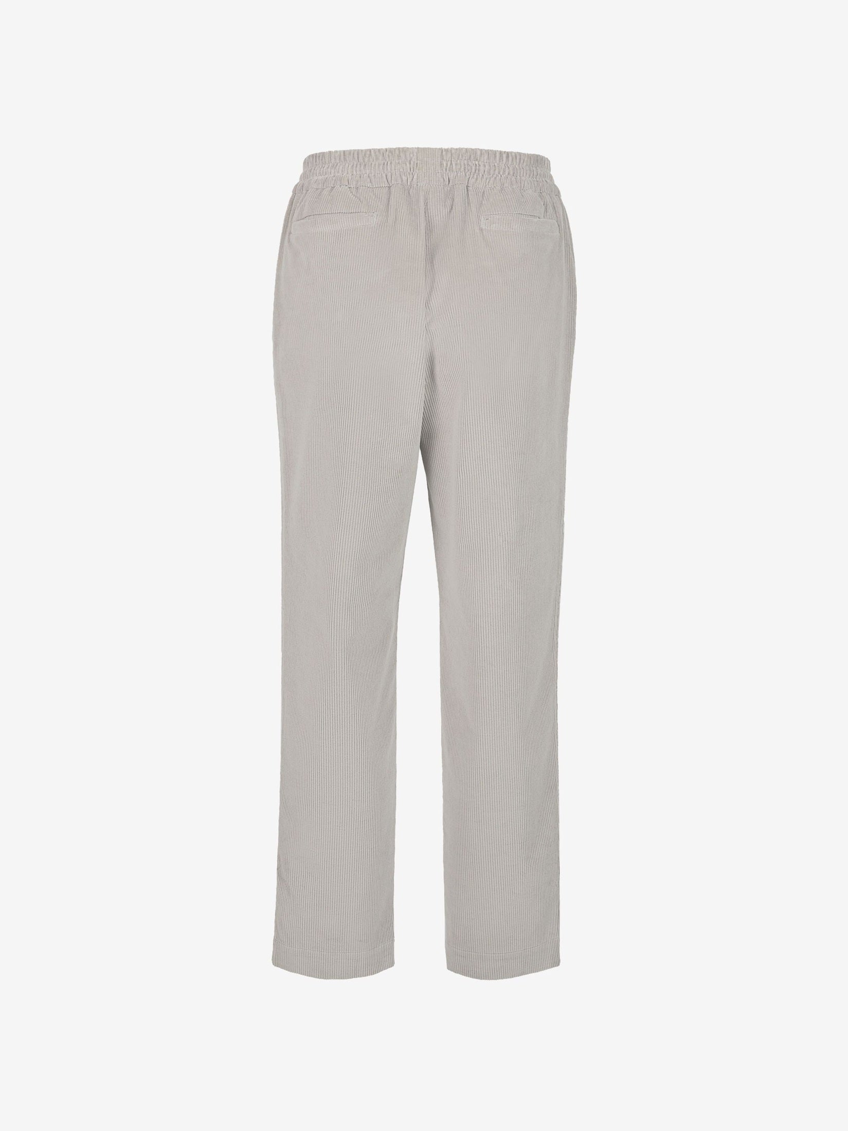 Cotton corduroy drawstring trousers