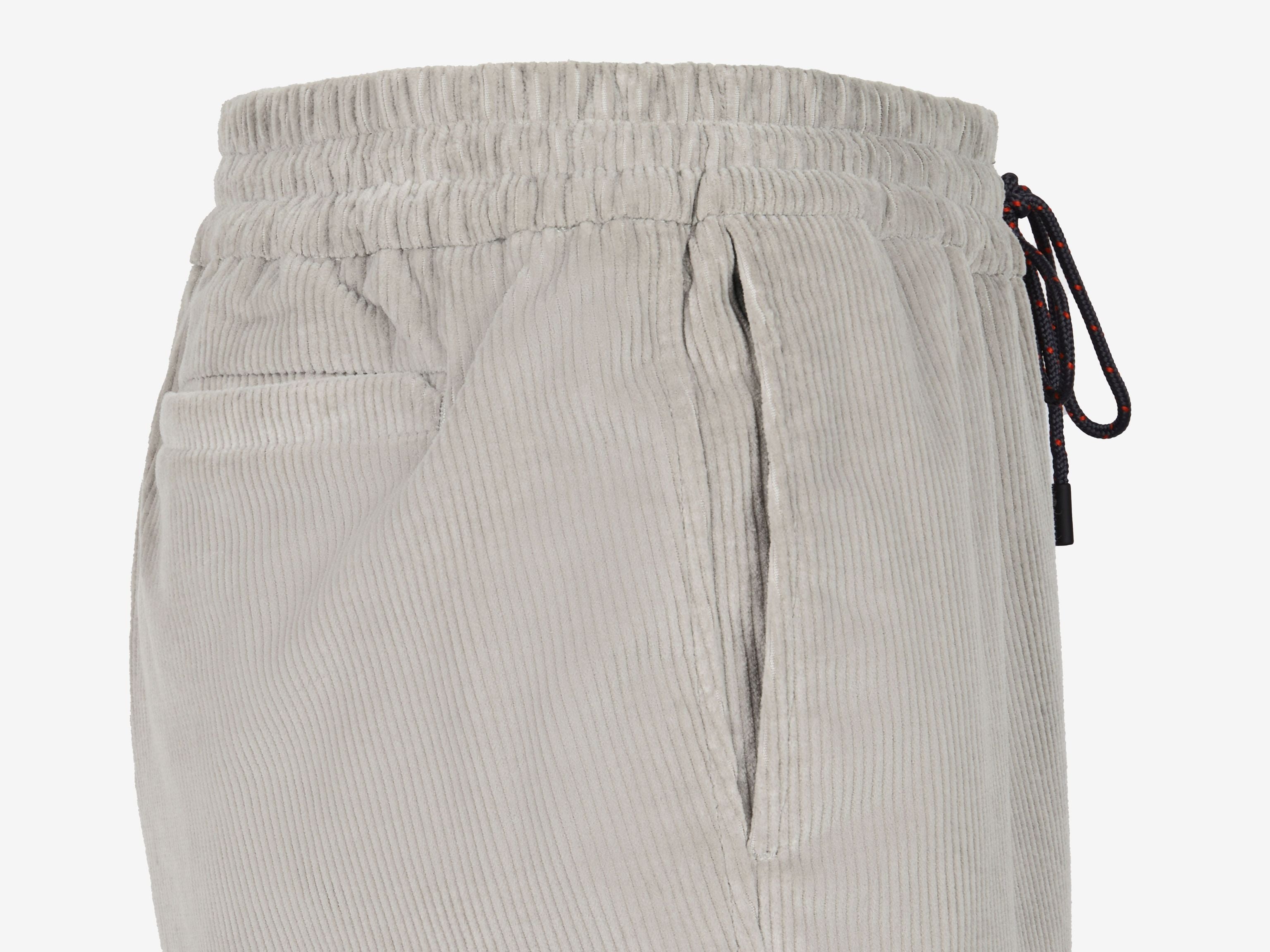 COTTON CORDUROY DRAWSTRING TROUSERS