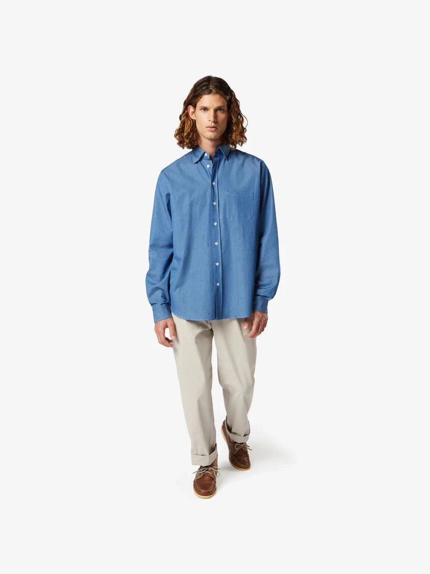 Cotton wide fit pants