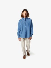 Cotton wide fit pants