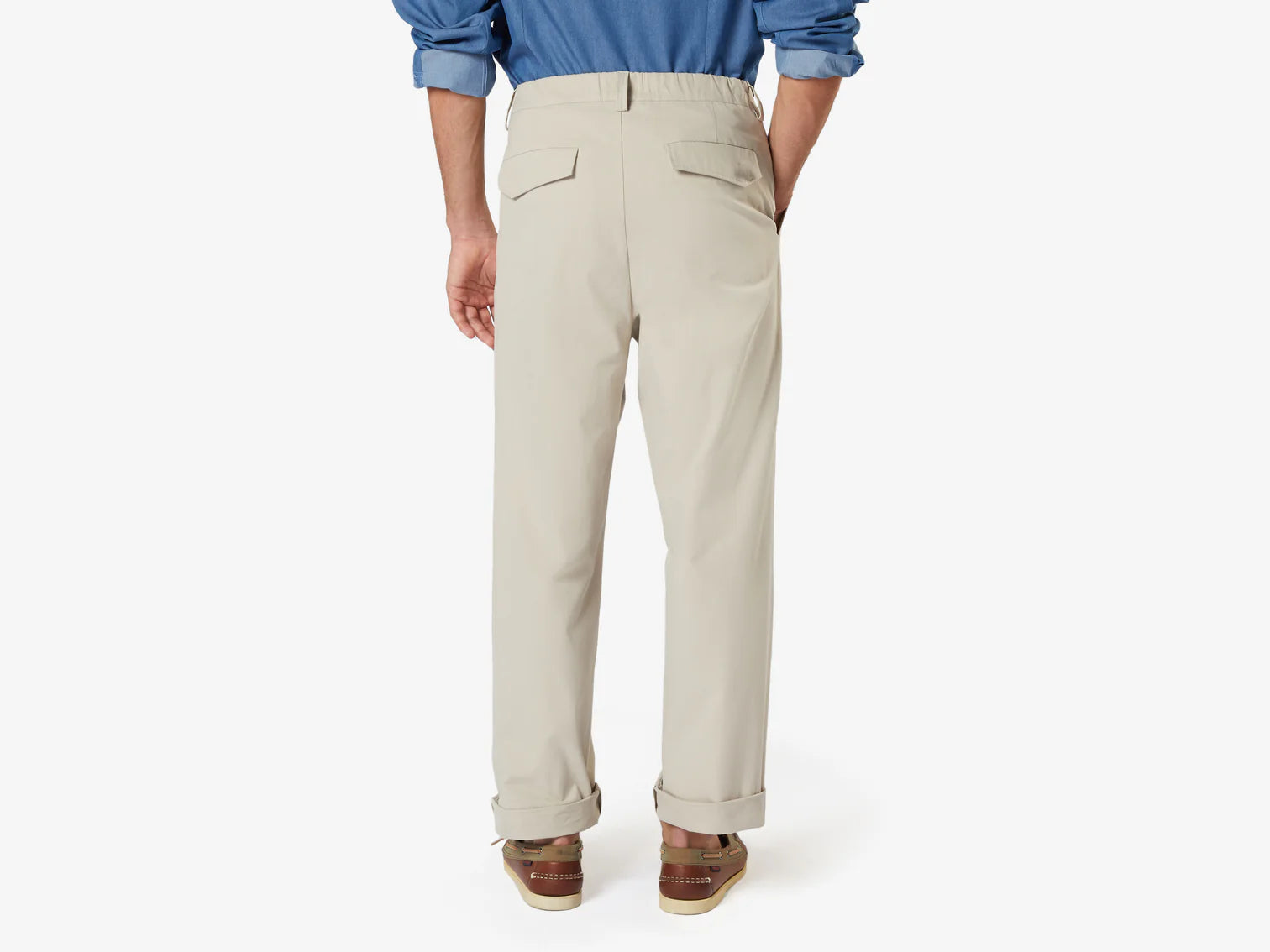 COTTON WIDE FIT PANTS