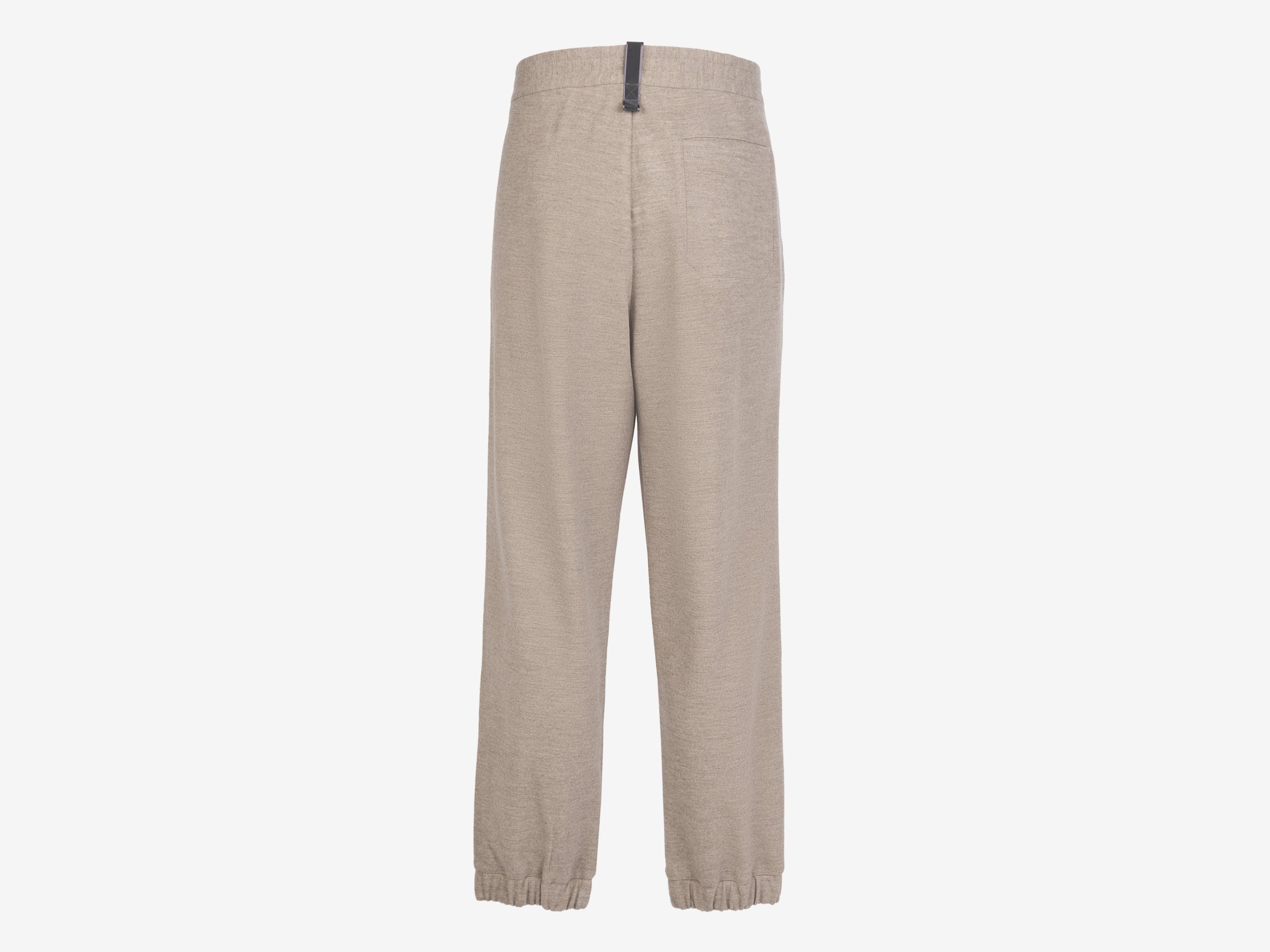 WOOL CASHMERE JERSEY JOGGER